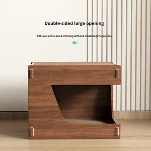 Rumah papan goresan kucing, antigores, kepadatan tinggi, bergelombang untuk kucing dalam ruangan, semua musim, mainan hewan peliharaan - Product Image 2