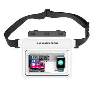 Waterproof Waist Pack 8 Inch IPX8 Transparent Storage Bag For Swimming Diving <b>Mobile</b> Phone Protection - Product Image 1