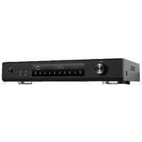 Amplificador de Potencia Profesional de 600W, 6 Zonas, 12 Canales, Hifi Multizona, 4/8 Ohmios, Carcasa Metálica, Control de Graves/Agudos DSP, Radio FM