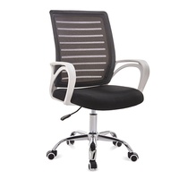 Chaise de bureau contemporaine et confortable en maille, à prix abordable, avec design réglable en hauteur, idéale pour le salon, l'utilisation informatique et les salles de réunion