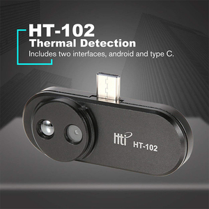 Ht-102 กล้องถ่ายภาพความร้อนสำหรับโทรศัพท์มือถือ กล้องถ่ายภาพความร้อนแบบอินฟราเรดที่ตอบสนองต่อระบบแอพแท็บเล็ตโทรศัพท์มือถือแอนดรอยด์ - Product Image 1