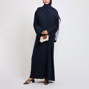 Vente chaude Moyen-Orient Dubaï Cardigan islamique modeste pour femmes Robes Abaya musulmanes avec hijab - Product Image 1