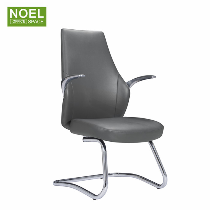 With high back head support manager office swivel chair leather