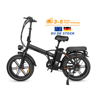 OUXI EU Entrepôt 20 pouces 48v 15ah 7 vitesses Vélo électrique de ville Ebike pliable 60 km Portée Vlo Lectrique Bicicleta électrique OUXI V9