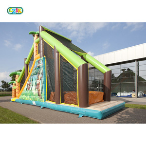 Saltador de tamaño comercial, <span class=keywords><strong>Mega</strong></span> campo de obstáculos inflable, jungla - Product Image 4