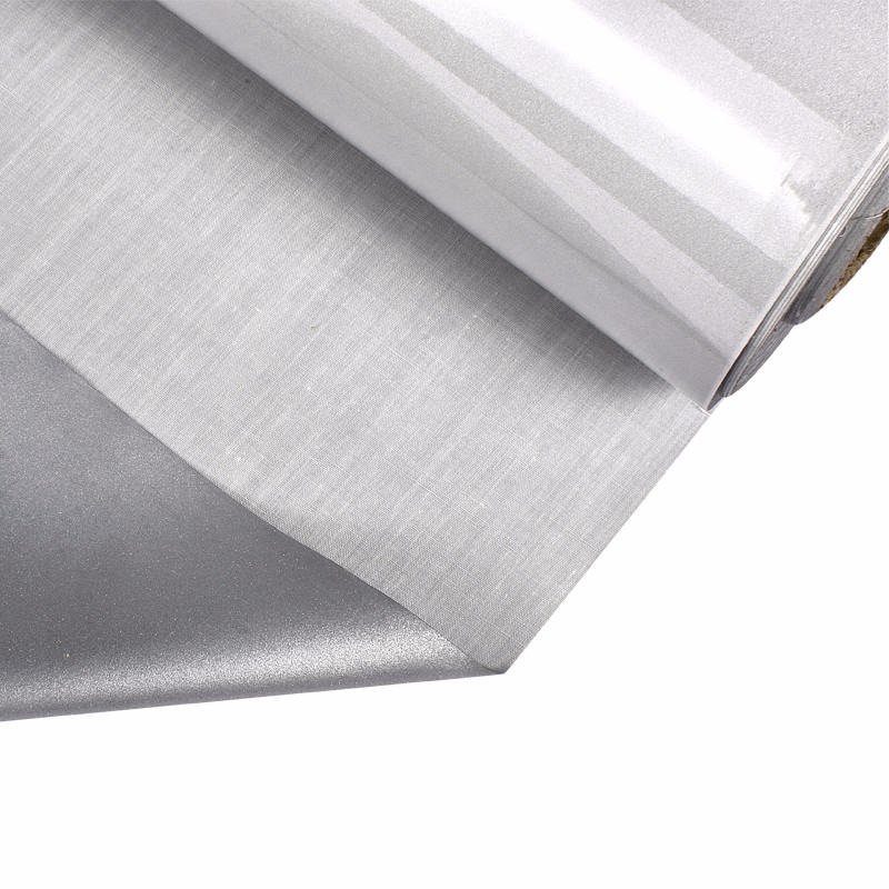 China Supplier Industrial Washing Silver Reflective TC Fabric High Visibility Reflective Denim Fabric Roll for Garment