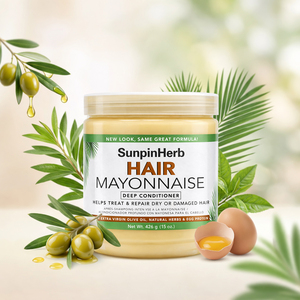 Crème capillaire nourrissante bio Africas Best Originals, après-shampoing hydratant profond pour cheveux secs, bouclés, crépus et naturels. - Product Image 1