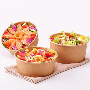 Ly giấy đựng súp dùng một lần thân thiện với môi trường, bao bì thực phẩm, đĩa và bát giấy bền có nắp - Product Image 4