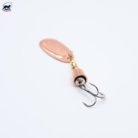 ODM 4g 5g 6g 9g 10g 16g 19g Cuillère rotative avec hameçon triple, leurre spinner, cuillères de pêche artificielles en métal, leurres à lame spinner