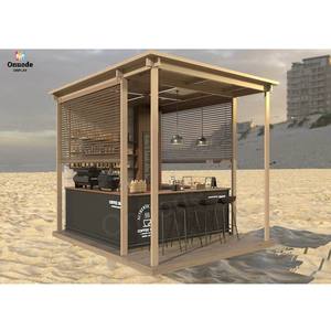 Mostrador de Bar/Cafetería Elegante y Funcional con Luz LED, Mostradores para Cafetería, Quiosco para Exteriores Disponible para la Venta - Product Image 6