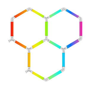 Luce a Nido d'Ape RGB a 2 Fori DC24V, Barra Luminosa per Garage, Illuminazione Atmosferica per Detailing Auto, Luce LED Multicolore <span class=keywords><strong>Fantasia</strong></span> - Product Image 3