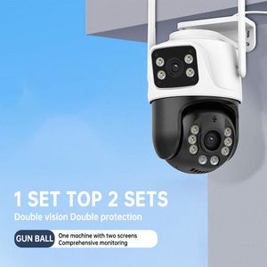 Wistino 6MP lente dual icsee cámara domo PTZ Seguimiento de movimiento humano color cámara de visión nocturna wifi - Product Image 2
