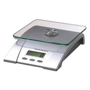 Balance de cuisine électronique numérique Veidt en acier inoxydable 5 kg 0,1 g avec écran tactile en verre trempé et affichage LCD SF-150b - Product Image 1