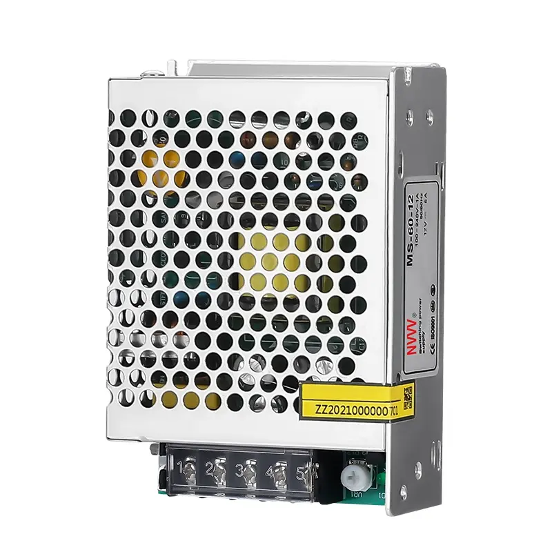 Источник питания переменного/постоянного тока NVVV, 12 В, 60 Вт, переключатель, источник питания Smps для камеры видеонаблюдения и блоков питания для светодиодного освещения
