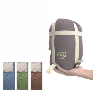 <span class=keywords><strong>Sac</strong></span> de <span class=keywords><strong>couchage</strong></span> de voyage ultra-léger pour adultes, en nylon anti-salissures, pour la randonnée, le camping, le printemps, l'été et l'automne - Product Image 1