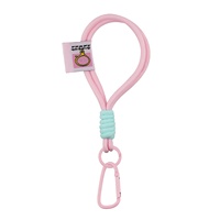YDS Porte-clés en paracorde, breloque de sac, sangle tressée, anneau porte-clés, cordon porte-clés pour clés de voiture, téléphone, jouets en peluche