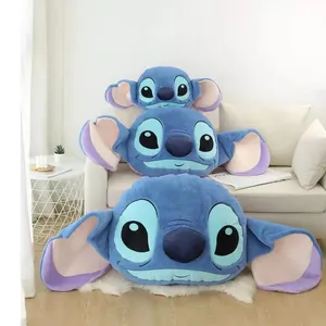 Soft Cover Bolster Cushion Bolster Sofa Lilo And Stitch Pillows Kawaii Stich Double Sides Stuffed Animal Plush Toy