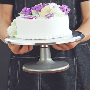 Bán buôn Hợp Kim Nhôm 9 12 <span class=keywords><strong>14</strong></span> inch bánh đứng Chất lượng cao bánh công cụ nướng bánh bàn xoay cho món tráng miệng hiển thị - Product Image 3