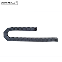 Chaîne porte-câbles flexible de type pont fermé 20*38 pour bureau