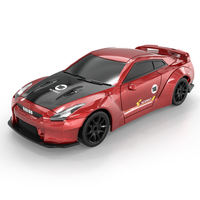 Voiture télécommandée de drift DWI DOWELLIN 1:43 RC 2.4G 4WD entièrement proportionnelle, jouet de course sportive avec lumières de simulation pour enfants