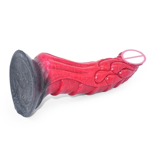 2021 FAAK NEW Sex Toy Dragon Monster <b>Dildo</b> Consoladores Silicona Juguetes Eroticos Penis Gorgeous Scarlett Color <b>Dildo</b> - Product Image 4