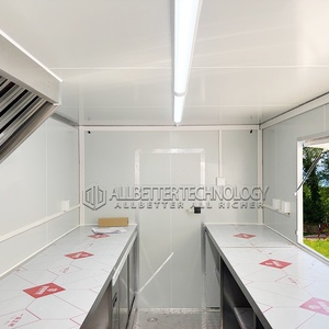 Cà phê di động thực phẩm di động xe tải cổ điển đầy đủ trang bị Nhà hàng giỏ hàng với bánh xe remorque - Product Image 6