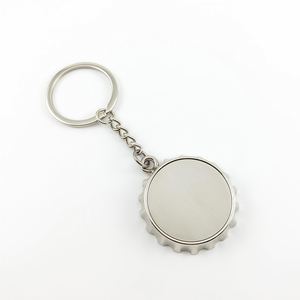 Porte-clés personnalisé avec logo de dessin animé, ouvre-bouteille en forme de bouchon de bouteille de bière, vente en gros - Product Image 3