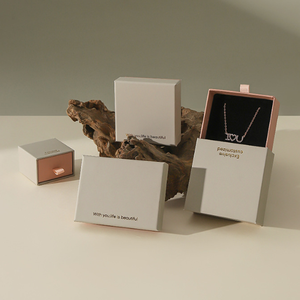 Manufacturer Customized Eco-friendly Cardboard Drawer Box Jewelry Set <b>Boxes</b> for <b>Earrings</b> Ring Pendant Bangle Necklace Bracelet - Product Image 2