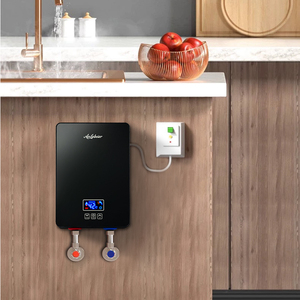 Chauffe-eau instantané sans réservoir 3000W-6000W CE CB avec affichage numérique et protection contre la surchauffe pour usage domestique sous évier - Product Image 1