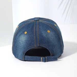 Casquette de baseball en jean tendance pour <span class=keywords><strong>femme</strong></span>, style Instagram, protection solaire, avec strass, DOPE HOPE <span class=keywords><strong>BOSS</strong></span> KISS STAR PARIS LUCK COOL - Product Image 4