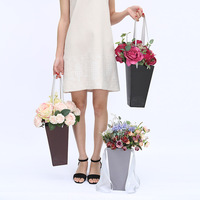Boîtes d'emballage pour fleurs fraîches, design gratuit, boîte cadeau de luxe, boîtes d'emballage en papier pour roses, emballage pour bouquets avec ruban