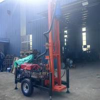 Foreuse rotative portable pour puits d'eau de petite taille, modèle BDM-130, boîte de vitesses hydraulique et moteur 220V