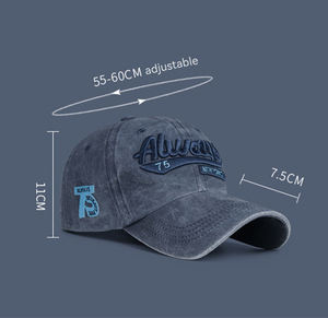 カスタム新しい昇華ロゴパーソナライズされたニューヨークブランドユニセックスコットン時代ヒップホップ3D刺繍ボール帽子野球帽男性 - Product Image 5