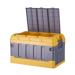Caja de almacenamiento para <span class=keywords><strong>maletero</strong></span> de coche, viaje al aire libre, Camping, 70L, contenedor de almacenamiento de gran capacidad, caja de almacenamiento plegable, accesorios interiores - Product Image 2