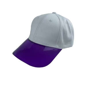 Visera transparente personalizada Protección solar Deportes <span class=keywords><strong>SPF</strong></span> <span class=keywords><strong>50</strong></span> Adulto Cómodas gorras de béisbol ajustadas - Product Image 4