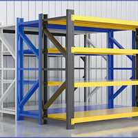 Étagère de rangement compacte en acier réglable et durable à 4 niveaux pour archives, compacteur de classement, compacteur massif pour entrepôt à pleine capacité