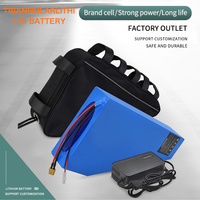 Batterie LiFePO4 à cellules triangulaires 18650 haute capacité 2000W 3000W, pack de batteries 48V 52V 72V 20Ah 30Ah pour vélo électrique, chargeur rapide 3A/5A BMS