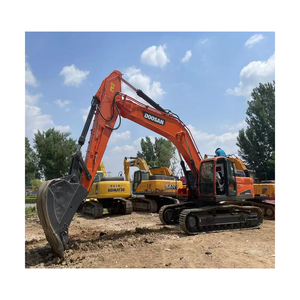 Excavadora sobre orugas Doosan 340 usada original de 34 toneladas dx340 maquinaria de ingeniería dx340lc dx340 dx300 buen estado precio bajo - Product Image 6