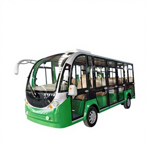 Durable 4-17 Seater RC Electric Sightseeing Shuttle Bus Lead Acid Battery 35-50km/h <b>Max</b> Speed Customized Color <b>Smart</b> Charger - Product Image 1