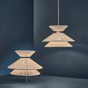 Kiku Pendant <b>Light</b> E27 Energy Saving Lamp Round Six Head Chandelier For Bedroom Study <b>Dining</b> Room - Product Image 1