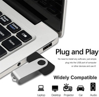 Memoria USB Giratoria Original de Marca, 1GB 2GB 4GB 8GB 16GB 32GB 64GB 128GB, Pendrive Mini USB