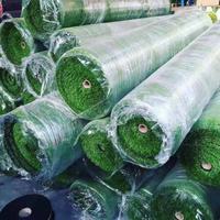 100% Reines Polypropylen Grüner Rasenteppich für Garten Hof Landschaft Rasen Kunstrasen-Matten für Außen- und Innenbereich Fußball Kunstrasen