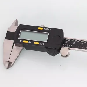 Calibro a corsoio digitale elettronico in acciaio inossidabile ad alta precisione 0-150mm