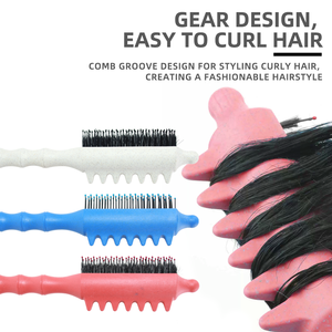 <span class=keywords><strong>Cepillo</strong></span> Desenredante Personalizado con Cerdas Flexibles de Jabalí para Cabello Rizado, <span class=keywords><strong>Cepillo</strong></span> para Desenredar el Cabello Húmedo o Seco con Logotipo - Product Image 4