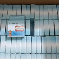 Couvercle de prothèse dentaire en plastique blanchir les facettes dentaires fausses dents supérieures et inférieures ensemble de prothèses dentaires sourire placage prothèses dentaires