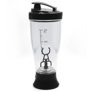 New Arrival BPA Free 10oz Plastic Clear Sport Fitness Auto <strong>Electric</strong> Self Stirring Mixing Coffee Protein <strong>Shaker</strong> Tumbler Bottle - Product Image 3