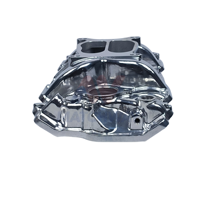 Collecteur d'admission MATCHWAY en aluminium poli Vortec à double plan et à haut débit pour Chevy SBC 305/327/350 V8 283/307/400 3000-7500 tr/min