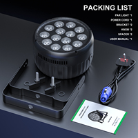 UKING 14x15w RGBW 4en1 Lumière de scène DMX512 Projecteurs PAR en aluminium DJ Disco Par Can Club de nuit Éclairage PAR pour mariage et fête