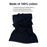 FITKANG Couverture de sauna et serviette d'insertion pour matelas en coton doux