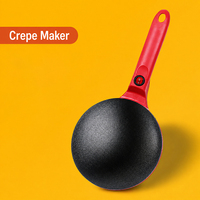 Crêpière électrique ronde antiadhésive légère et portable à température précise et cuisson rapide, à commande tactile, pour la cuisine familiale